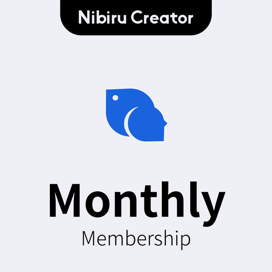 Monthly Membership Nibiru Creator(Get 3 Templates)