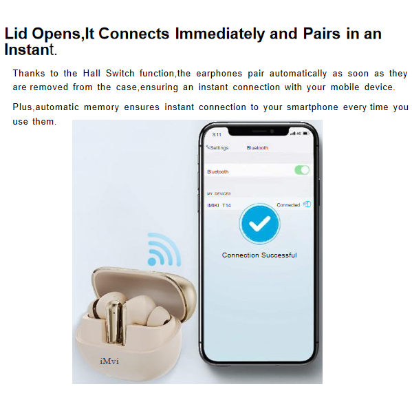 T14 Bluetooth Earbuds+Omni Port