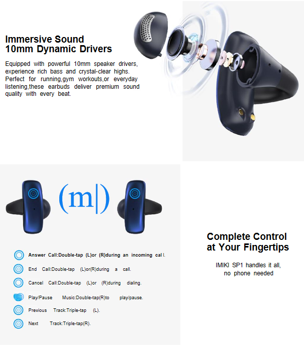SP1 Bluetooth Earbuds+Omni Port