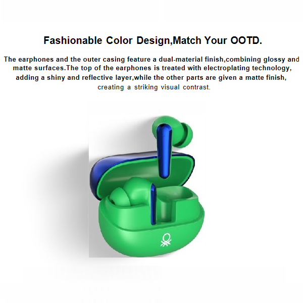 T14 Benetton Bluetooth Earbuds + Omni Port