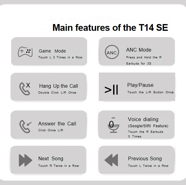 T14 SE Bluetooth Earbuds + Omni Port