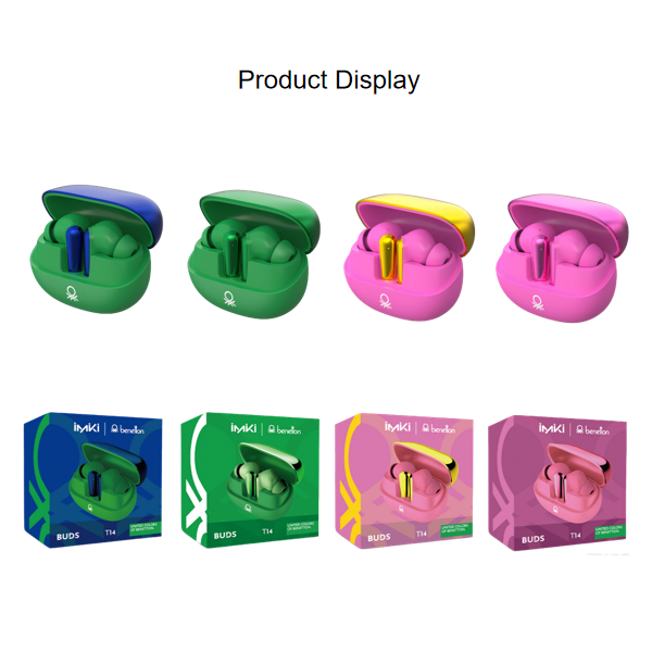 T14 Benetton Bluetooth Earbuds + Omni Port