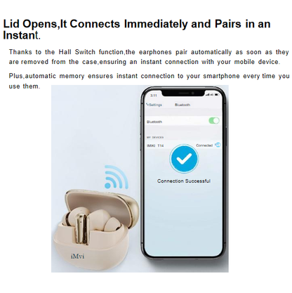 T14 Bluetooth Earbuds+Omni Port